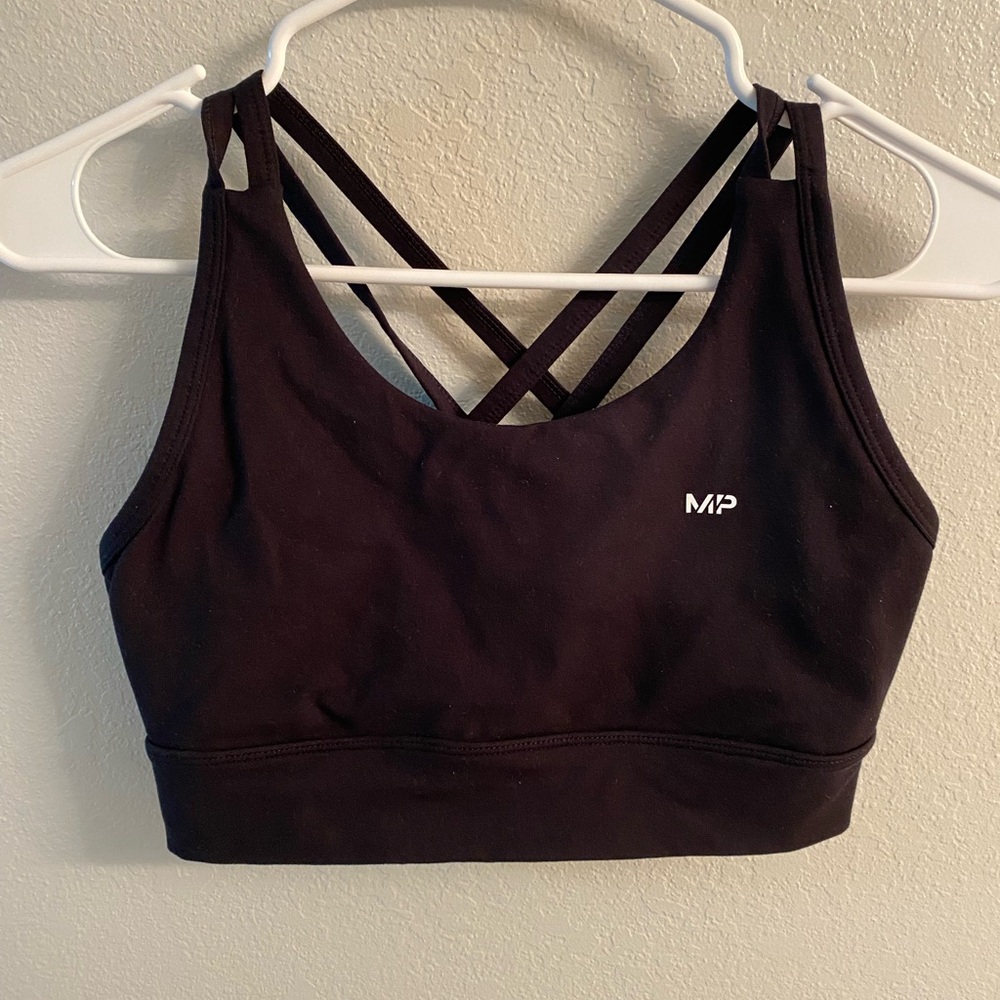 Black MyProtein Sports Bra